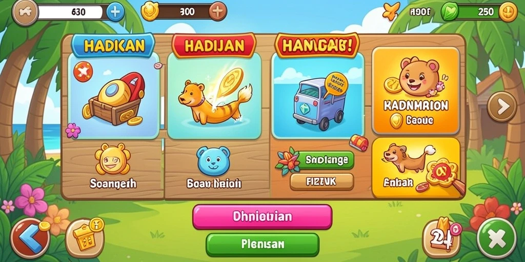 Karakter-karakter unik yang dapat dipilih dalam game.
